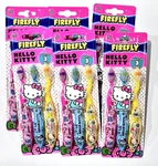 6 Packs 3 Hello Kitty Firefly Soft Bristle Kids Toothbrush. Fixed Price $25.99.