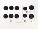 6M Black Earbud For In-ear Headset/earphone. Fixed Price $7.95.