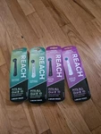 Reach Trios Replacement Brushes 4 Pack Of 2 (8 Total Heads). Fixed Price $19.99.