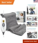 Purerelief Xl Heating Pad - 12" 24" Electric For Back Pain & Cr.... Fixed Price $60.79.