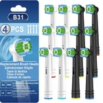Electric Toothbrush Heads Compatible With Oral 12 Count (pack Of 1), Green. Fixed Price $17.99.