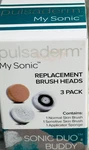 Pulsaderm My Sonic Duo Replacement Brush Head 3 Pack New In BOX-SHIPN24HR. Fixed Price $8.88.