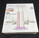 Philips Sonicare Diamondclean Smart Rechargeable Toothbrush 2 Pack Pink & White. Fixed Price $164.98.