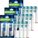 Replacement Brush Heads Compatible With Oralb Braun- Best Double Clean, Pack Of. Fixed Price $18.26.