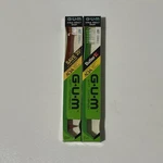 2 New Vtg Butler Gum Adult Toothbrush Soft 407 W/ Removable Stimulator Tip Nos. Fixed Price $9.99.