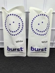 (2) Burst Electric Toothbrush Replacement Heads White New. Fixed Price $10.00.
