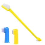 Sungrow Dog Toothbrush Set, Dual-headed Brush, 2 3 Count (pack Of 1), Yellow. Fixed Price $7.45.
