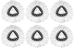 6 Pack Easywring Mop Refill With O-ceda, Microfiber Floor Spinning Hea.... Fixed Price $30.11.