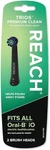 Reach Trios Premium Clean Replacement Toothbrush Heads. Fixed Price $15.99.