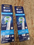 New Oral-b Prescision Clean X Replacement Brush Heads 2 Packs 6 Total Non. Fixed Price $19.00.