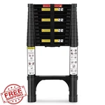 Wolec 12.5FT Telescoping Ladder Multi-purpose Black 330LB Max Cap. Fixed Price $169.99.
