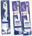 3X Oral Vibrating Pulsar Battery Operated Toothbrush 2 Whitening 1 Reg. Fixed Price $22.49.