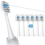 6 Pack Toothbrush Replacement Heads For Sonic Fusion 2.0, Fitmount Flossing. Fixed Price $36.09.