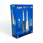 Oral-b Pro Battery Power Toothbrush 2-PACK With Crossaction X And 4 Heads. Fixed Price $31.35.
