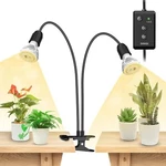 Led Grow Lights For Indoor Plants, Lifetime Free Bulb 2 Head 1 Pack. Fixed Price $46.50.