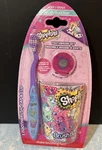Nib Shopkins Brushbuddies Toothbrush Set Rinsing Cup Kids Purple And Cap. Fixed Price $10.99.