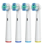 Replacement Brush Heads Compatible With 4 Count (pack Of 1), White & Blue. Fixed Price $12.99.