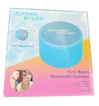 Summer Waves H2O Beats Bluetooth Speaker IPX7 Water Resistant 30 Minutes. Fixed Price $9.00.