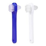Denture Toothbrush Double Sided Bristles Compact 4.3 Inch Oral Care For. Fixed Price $14.99.