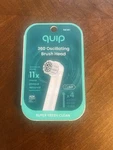 New 4 Pack Quip Oscillating Brush Head Refill - & Sealed White Free Ship!. Fixed Price $19.00.