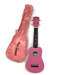 Diamond Head Bubble Gum Pink Sparkle Soprano Ukulele W/bag Hot Rod - DU140. Fixed Price $59.99.