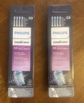 Philips G3 Sonicare Replacement Brush Heads 8 Total New/sealed Lot Of 2. Fixed Price $45.00.