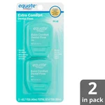 Equate Extra Comfort Mint Dental Floss Gentle On Gums Removes Plaque 40M Lot 2. Fixed Price $20.88.
