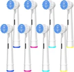 Pro Sensitive Gum Care Replacement Brush Heads Compatible With Oral-b. Fixed Price $15.70.