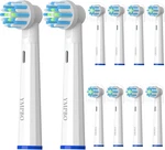 Replacement Heads Compatible With Oral Brau Electric Toothbrush, 10 Pack. Fixed Price $13.99.