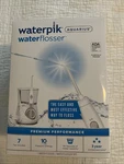 Waterpik Aquarius Waterflosser-white HYDROPULSEUR-7 TIPS-10 Pressure Settings. Fixed Price $48.99.