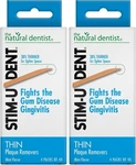 160 Count Pack Of 2,THE Natural Dentist Stim-u-dent Plaque Removers,thin, Mint. Fixed Price $11.70.