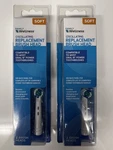 2 Family Wellness Oscillating Replacement Soft Brush Head Sets -fits Most Oral-b. Fixed Price $16.78.