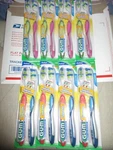 Lot Of 8 Twin Pack (16 Total) Gum Supreme Toothbrush 1396 Medium Bristles. Fixed Price $49.99.