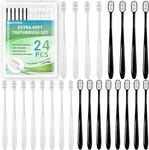 "soft Micro Nano Toothbrush Extra Manual Ultra Bristled With 20000 24 Pack. Fixed Price $16.99.