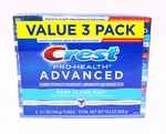 Crest Pro Health Advanced Deep Clean Toothpaste, Mint - 3 Pack. Fixed Price $19.99.