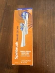 Spinbrush Smart Clean 2CT Replacement Heads Soft Bristle. Fixed Price $7.99.