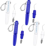 4PCS Metal Toothpick Holder Set Reusable Dental Picks Keychain Travel Case. Fixed Price $19.59.
