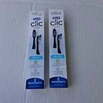 Oral-b Clic Ultimate Clean Toothbrush Replacement Heads 2PK Lot Of (4 Total). Fixed Price $14.97.