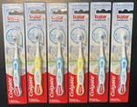 6 Pack Colgate Kids My First Toothbrush Extra Soft, Ages 0-2 Yellow And Blue.. Fixed Price $16.77.