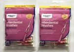 Value Pack Equate Interdental Brushes For Moderate Spaces, 20 Ct Each New Look. Fixed Price $18.00.