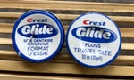 Vintage Crest Travel Trial Size Glide Dental Floss Mini Tins 2 Pack New. Fixed Price $17.49.