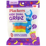 Plackers, Kid's Dual Gripz, Dental Flossers With Fluoride, Fruit Smoothie 75. Fixed Price $11.81.