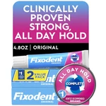 (pack Of 2) Fixodent Complete Original Denture Adhesive Cream 2.4 Oz. Fixed Price $8.87.