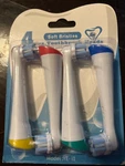 New 4PCS Bixshell Pro White Soft Bristles Oral Bruan Toothbrush Heads. Fixed Price $10.00.