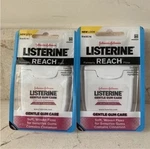 (2) J & Listerine Reach Gentle Gum Care Floss Cinnamon Mint Woven. Fixed Price $99.99.