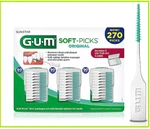 Gum Soft-picks Sunstar 270 3 Travel Cases Rubber Bristles Tooth Picks*. Fixed Price $31.60.
