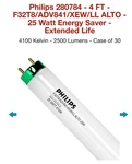 30 Pack Philips F32T8/ADV841/XEW/ALTO 25 Watt Flourescent BULB,T8,48" 4100K. Fixed Price $175.00.
