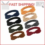 Carede Bow Headbands For Women Solid Color Stretchy Knotted Turban Rab. Fixed Price $18.24.