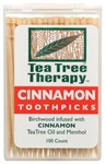 Tea Tree Therapy Toothpicks, Cinnamon, 100 Count (pack Of 1). Fixed Price $13.78.