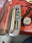 Aquasonic Black Series Ultra Whitening Toothbrush With 2 Heads & Charger. Fixed Price $12.00.